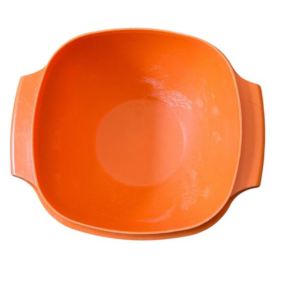 VTG Tupperware Bowls (4) Seal N Serve Harvest Colors 1436 + Orange Kitchen + Lid - Picture 7 of 8